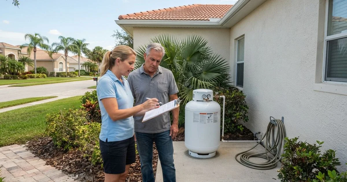 Buying or selling a Florida home with a propane tank
