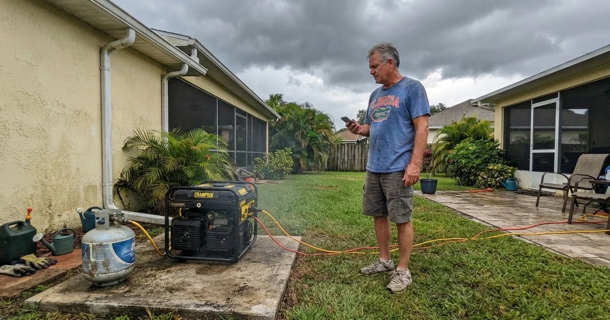 Staying safe with propane tanks and generators during a power outage