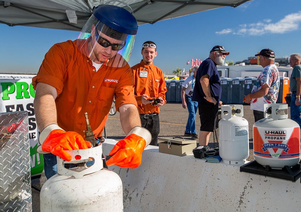 Propane Refill at U-Haul